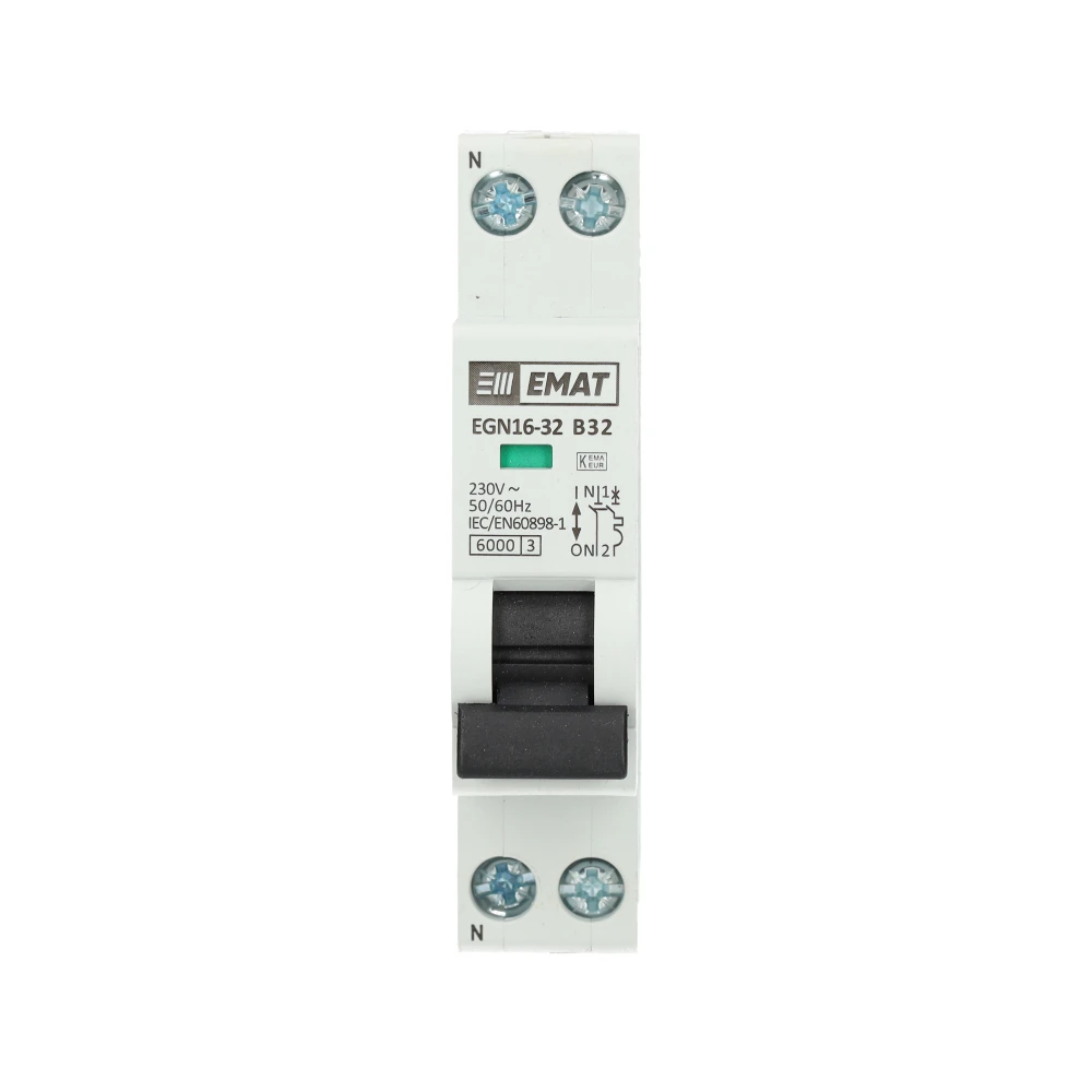Miniatuur van EMAT installatieautomaat 1-polig+nul 32A B-Kar (85001010)