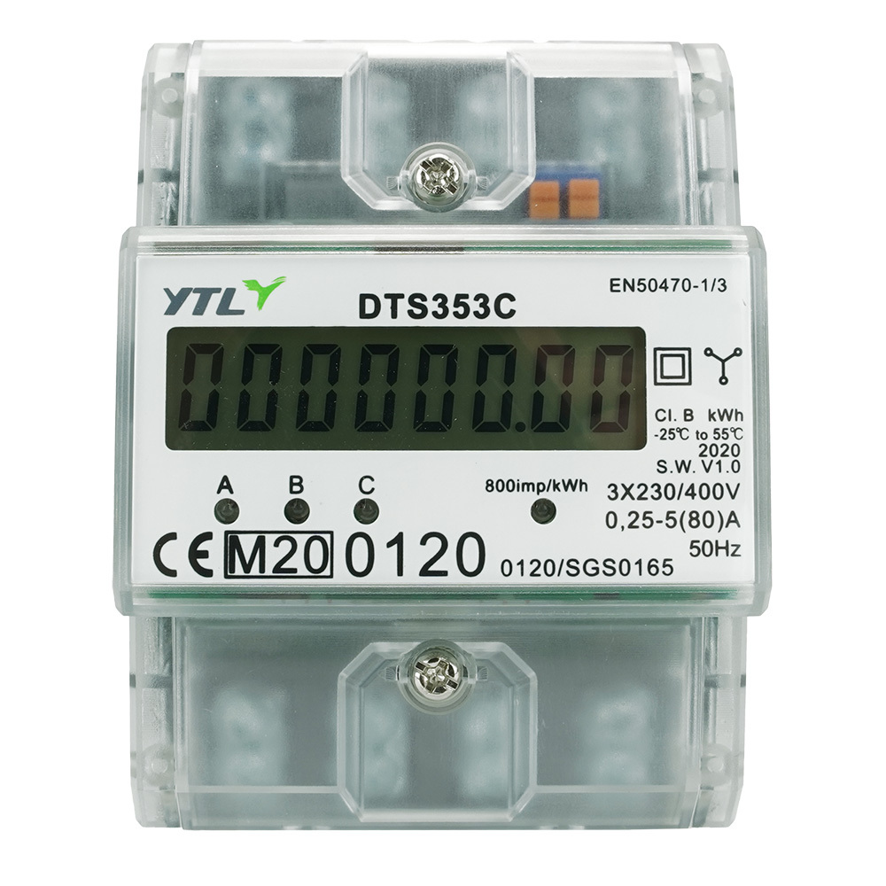Miniatuur van EMAT kWh meter 80A 3-fase digitaal MID (85008002)