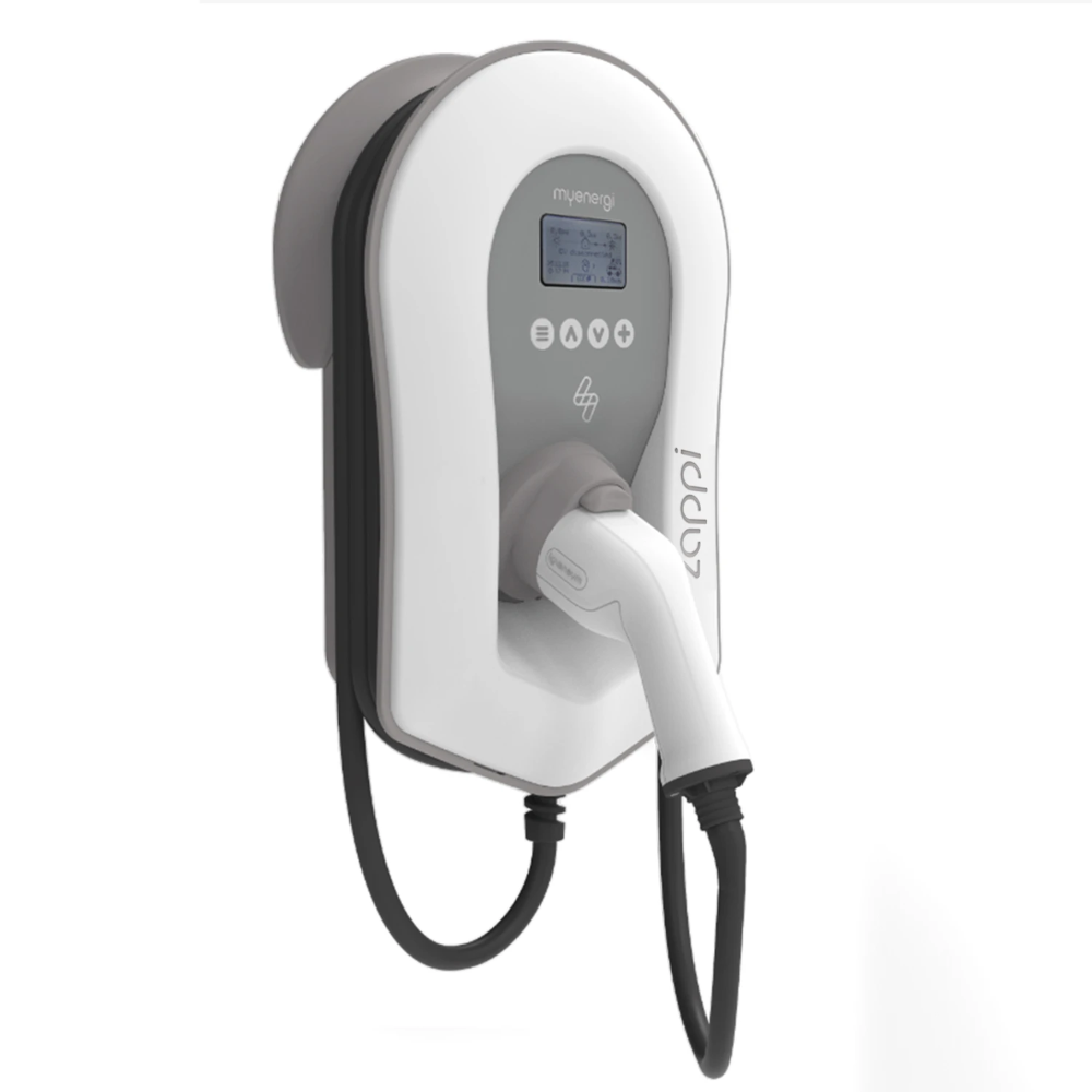 Miniatuur van myenergi Zappi laadpaal V2.1 (3,7-22kW) met 6,5 meter kabel - wit (ZAPPI-2H22TW-T)