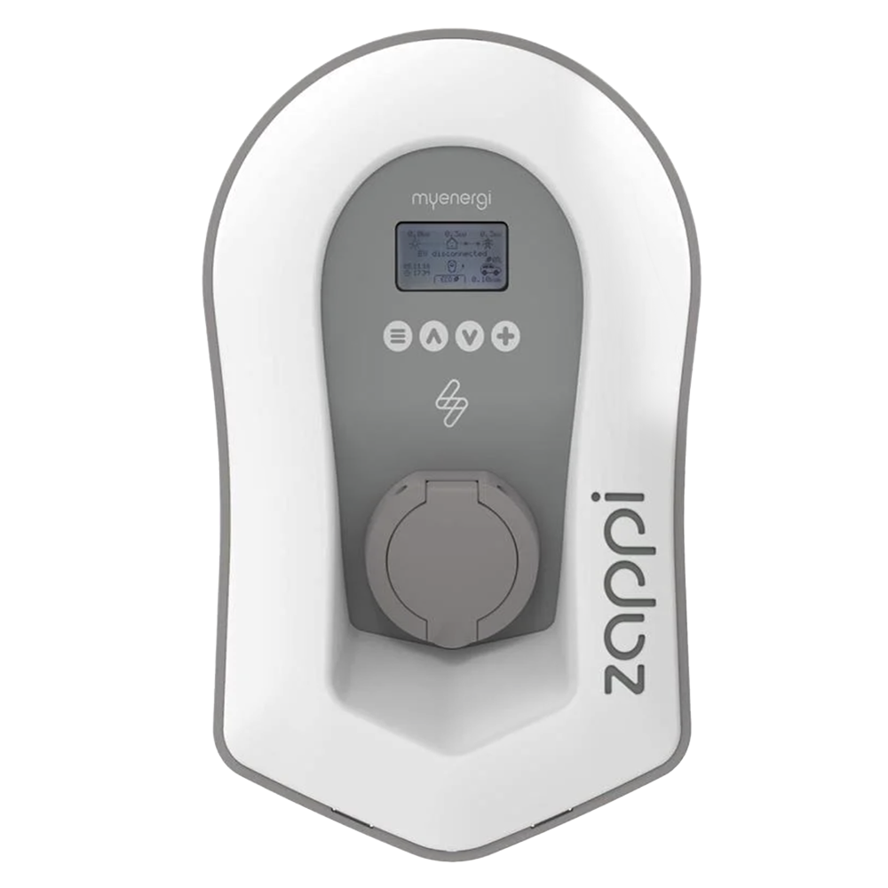 Miniatuur van myenergi Zappi laadpaal V2.1 (3,7-22kW) met 6,5 meter kabel - wit (ZAPPI-2H22TW-T)