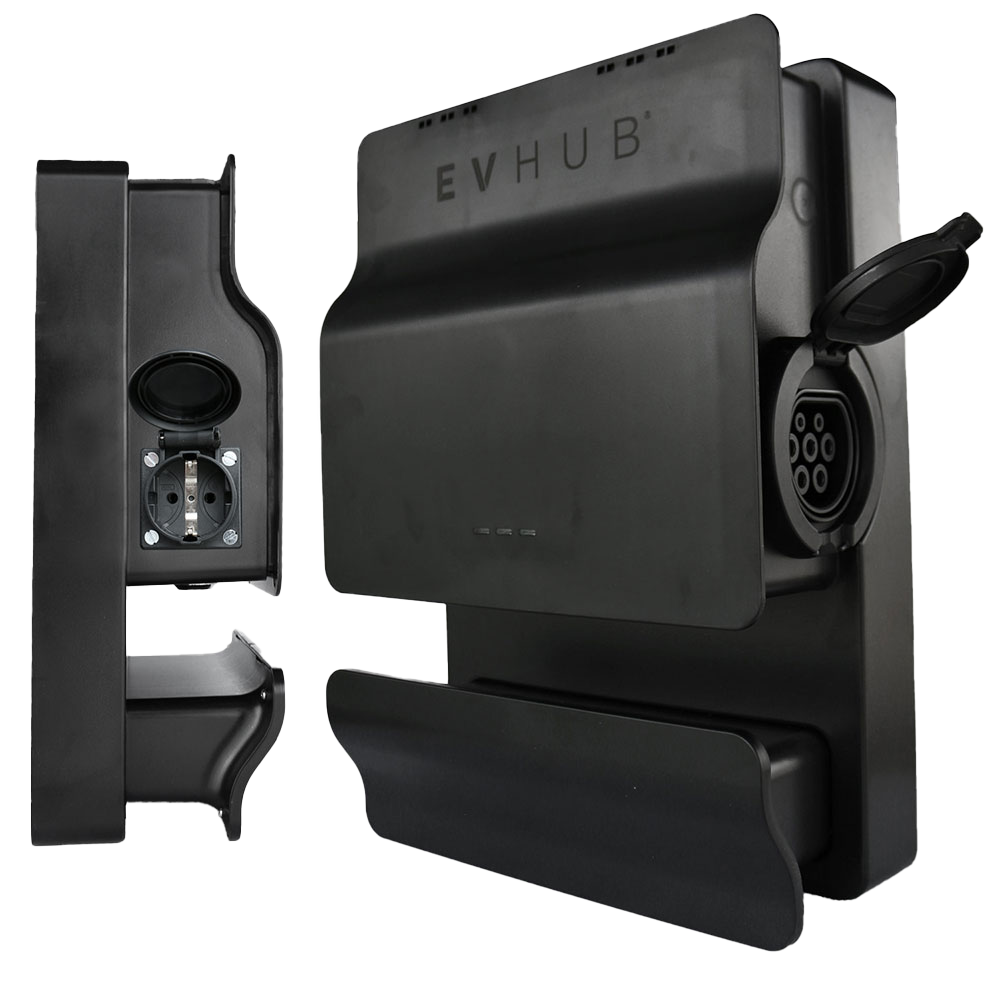 EVHUB laadpaal Mennekes wandcontactdoos 16A (3,7-11kW) - zwart (LP-IWZ8KF8JDZ) main product photo