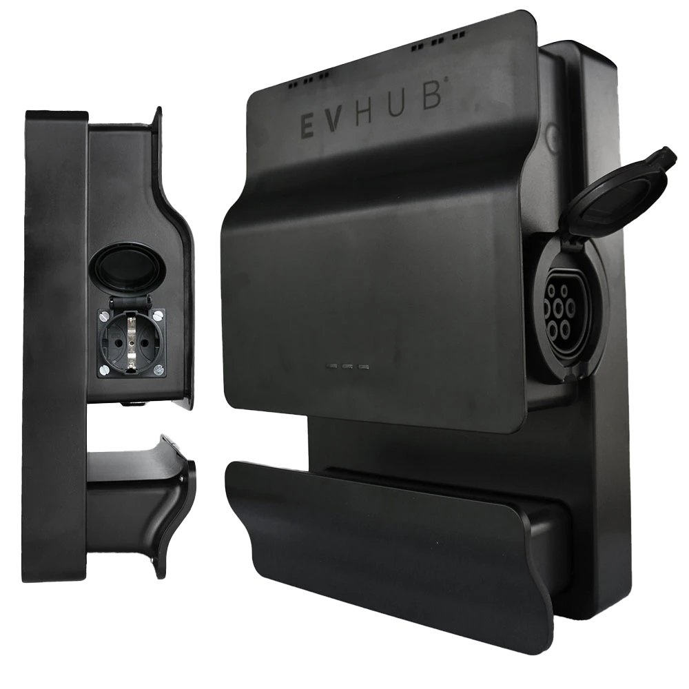 Miniatuur van EVHUB laadpaal Mennekes wandcontactdoos 32A (22kW) - zwart (LP-OMKAKDKY1V)