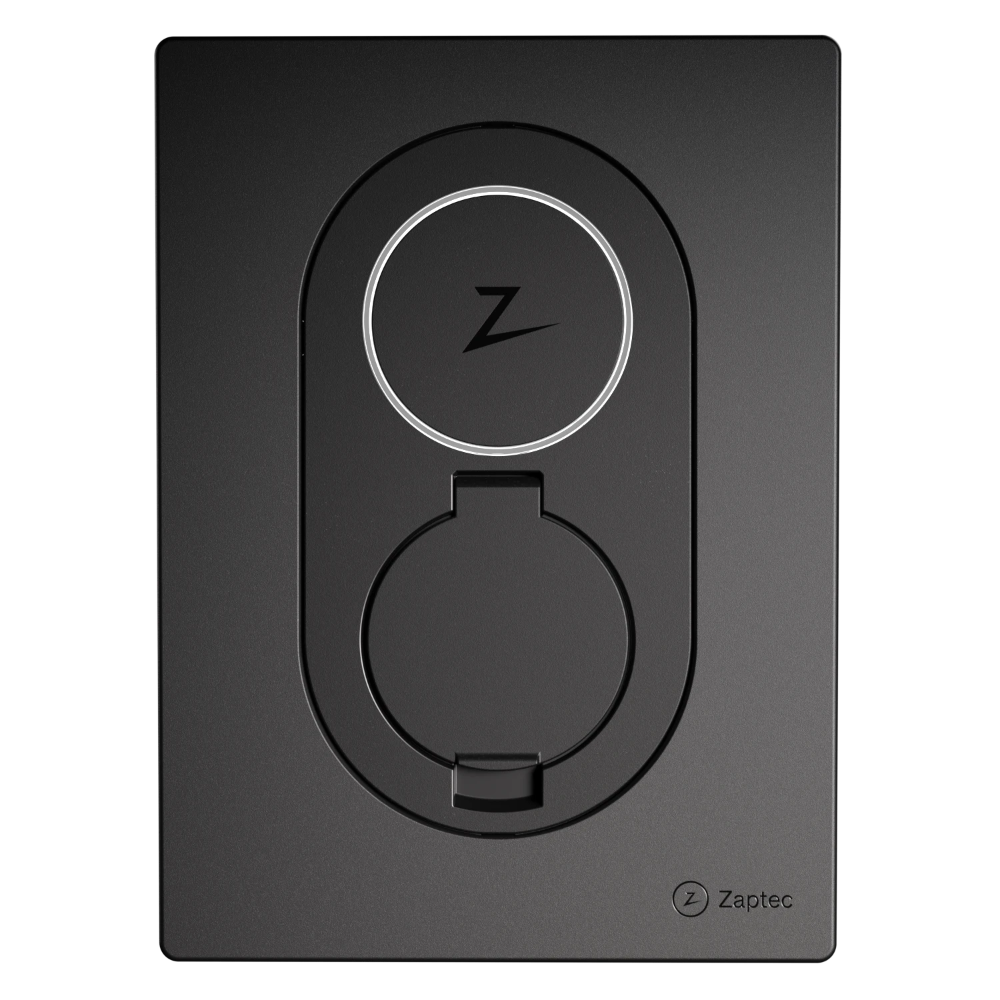Zaptec GO laadpaal (3.7 - 22kW) met mennekes WCD type 2 - zwart (ZM000688) main product photo