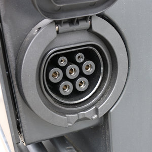 Miniatuur van EVHUB laadstation type 2 16A (3,7 kW) 1 fase + Mennekes wandcontactdoos + stopcontact - zwart ( EVHUB009wcd+)
