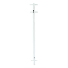 Bevestigingspaal geschikt voor EVHUB en LS24 - wit 2 meter (EVHUBLPLwit2MTR)