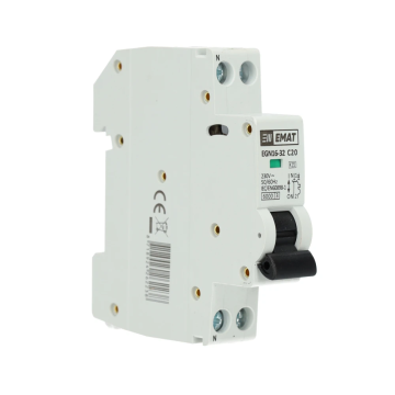 EMAT installatieautomaat C20 1-fase (1P+N) 6kA (85001007)