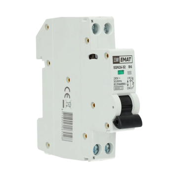 EMAT installatieautomaat B6 1-fase (1P+N) 6kA (85001000)