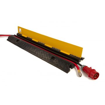 HBM kabeldrempel 100cm met scharnierbaar deksel en 2 kanalen (7840)