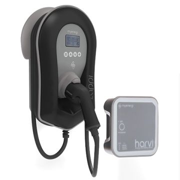 myenergi Zappi laadpaal V2.1 (3,7-22kW) met 6,5 meter kabel - zwart set inclusief Harvi tbv loadbalancing myenergi Zappi laadpaal V2.1 (3,7-22kW) met 6,5 meter kabel - zwart set inclusief Harvi tbv loadbalancing