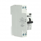 EMAT aardlekautomaat 1-polig+nul 25A C-kar 30mA (85006009)