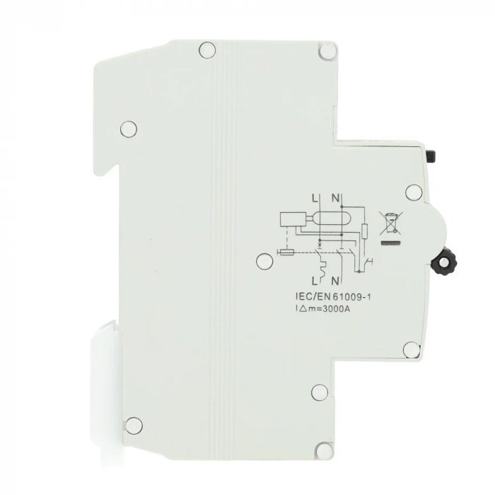 EMAT aardlekautomaat 1-polig+nul 32A C-kar 30mA (85006011)