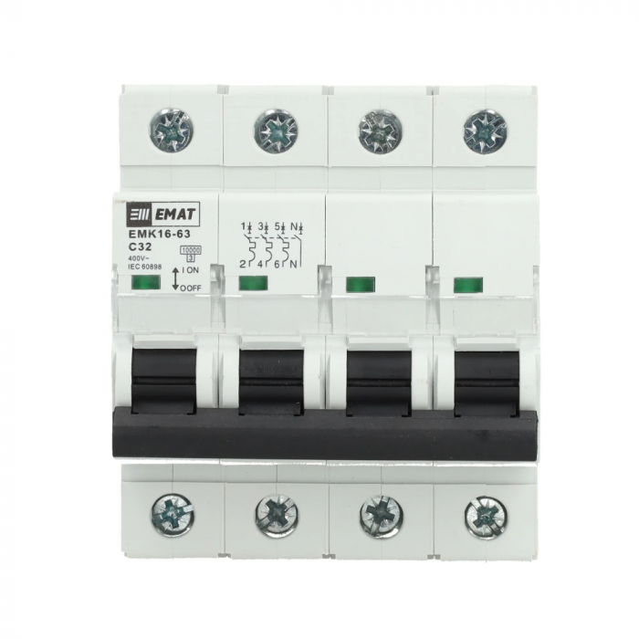 EMAT krachtgroep 3-polig+nul 32A C-kar (85004011)
