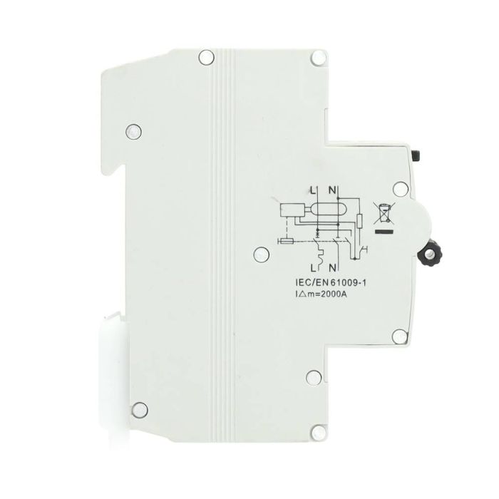 EMAT aardlekautomaat 1-polig+nul 20A B-kar 30mA (85006006)