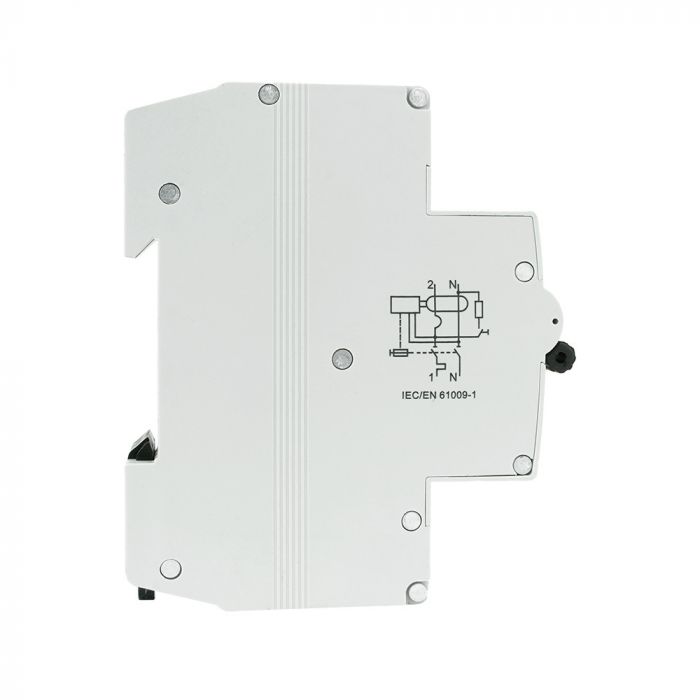 EMAT aardlekautomaat 1-polig+nul 20A C-kar 30mA (85006007)