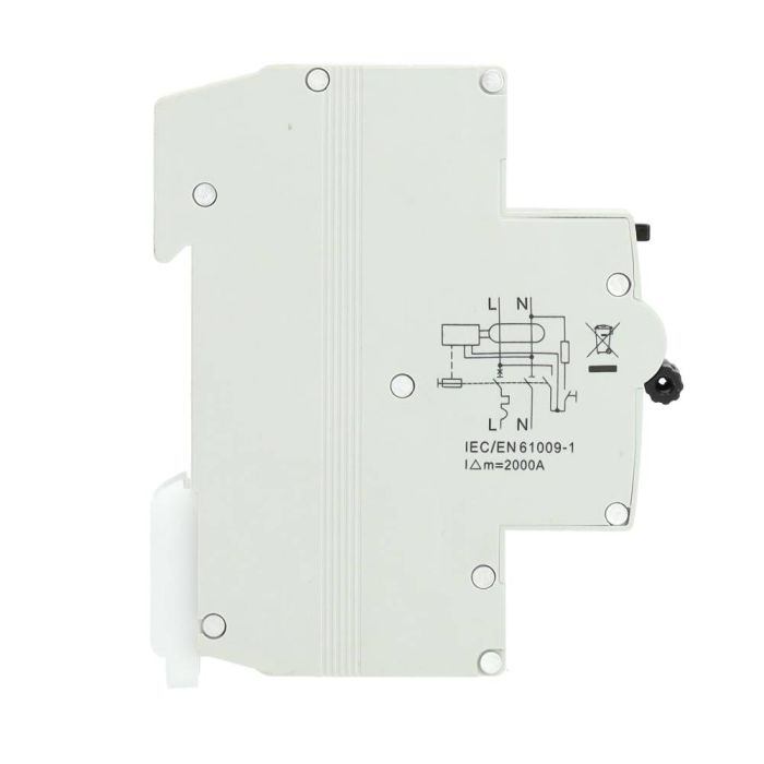 EMAT aardlekautomaat 1-polig+nul 25A C-kar 30mA (85006009)