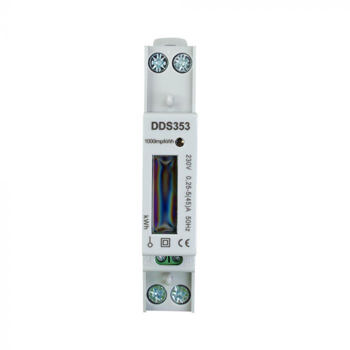 EMAT kWh meter 45A 1-fase digitaal MID (EMATKWH1F32DMID)