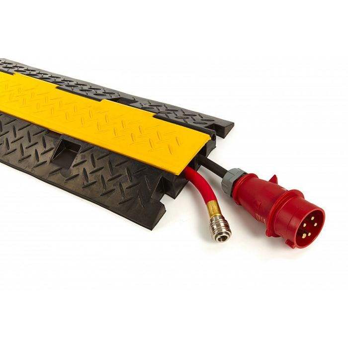 HBM kabeldrempel 100 cm met openklapbare deksel met 2 kanalen (7840)