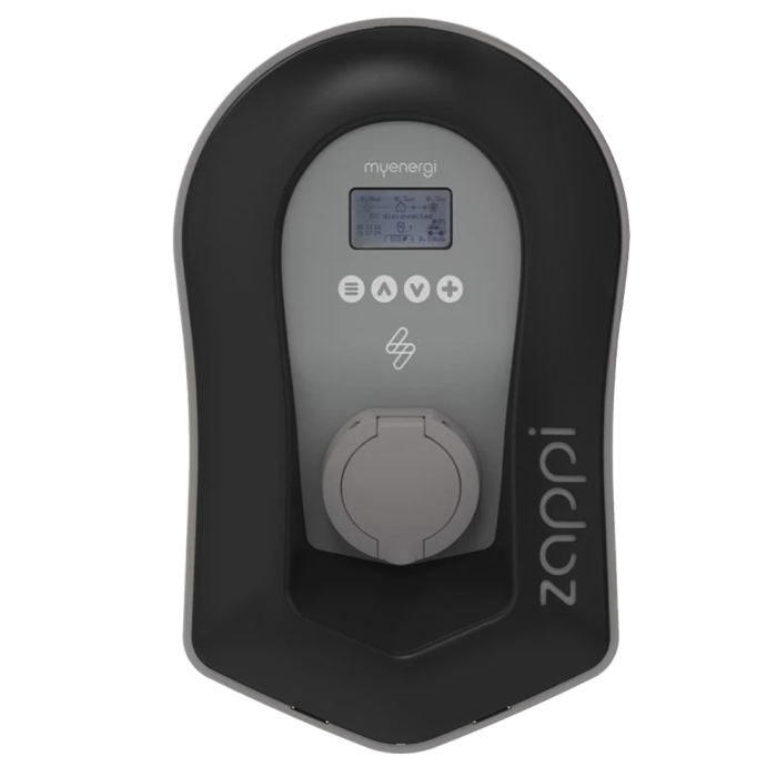 myenergi Zappi laadpaal V2.1 (3,7-22kW) met 6,5 meter kabel - zwart (ZAPPI-2H22TB-T)