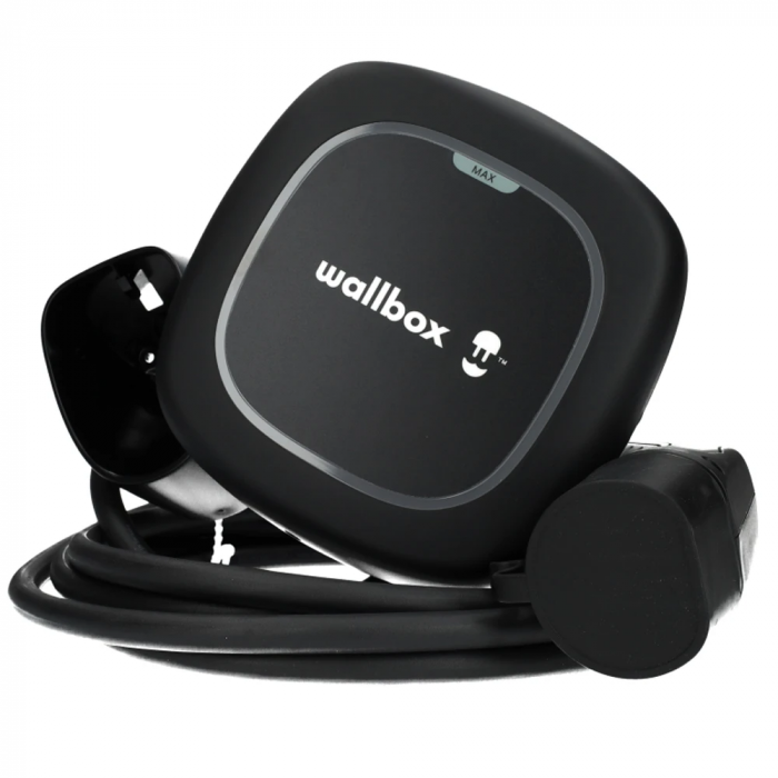 Wallbox Pulsar Max laadpaal (3,7 - 22kW) met 5 meter kabel - zwart (WALL-PLP2-02-4-9-002)