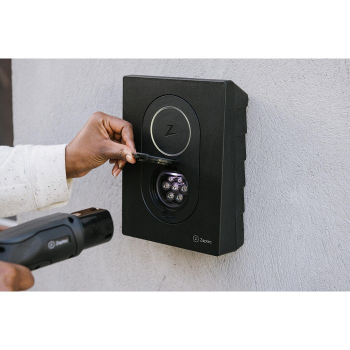 Zaptec GO laadpaal (3.7 - 22kW) met mennekes WCD type 2 - zwart (ZM000688)