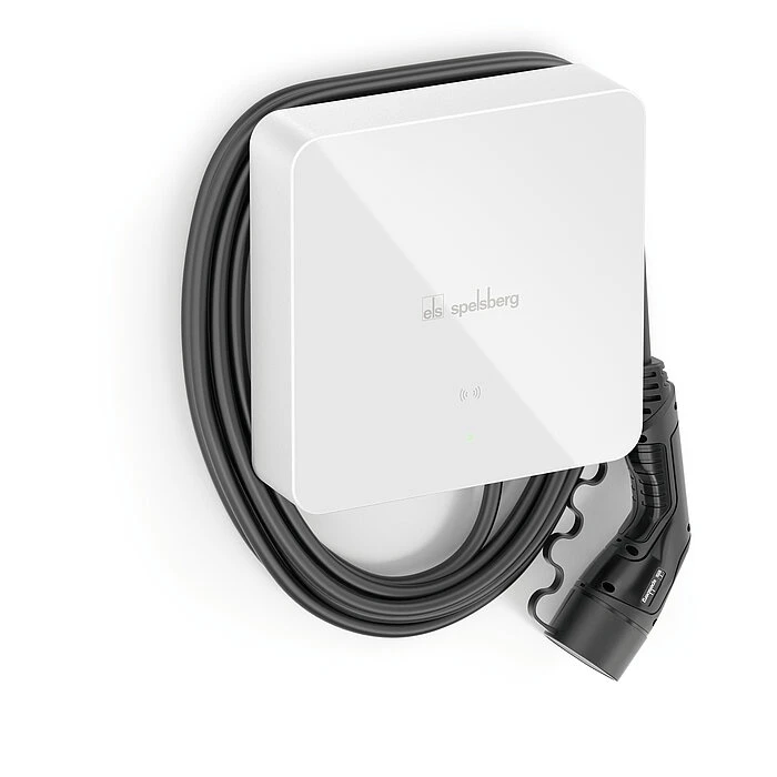 Spelsberg wallbox smart pro (3.7 - 11kW) met 7 meter kabel - wit (59143701)