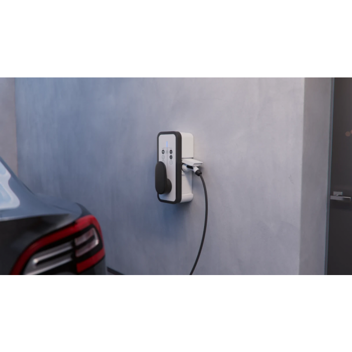 Hager Witty Start laadstation type 2 (11-22kW) met sleutelschakelaar - wit (XEV1K11T2)