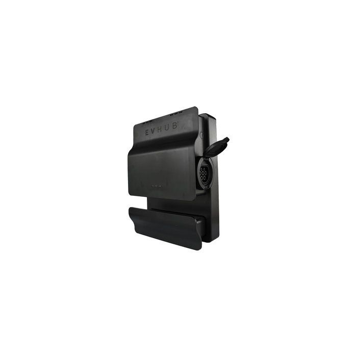 EVHUB laadpaal Mennekes wandcontactdoos 16A (3,7kW/11kW) - zwart (EV-HUB019)