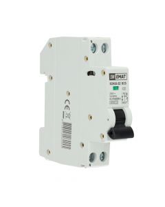 EMAT installatieautomaat 1-polig+nul 25A B-Kar (85001008)