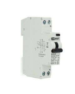EMAT aardlekautomaat 1-polig+nul 20A B-kar 30mA (85006006)