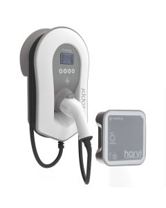 MyEnergy Zappi laadpaal V2.1 (3,7-22kW) met 6,5 meter kabel - wit set inclusief Harvi tbv loadbalancing