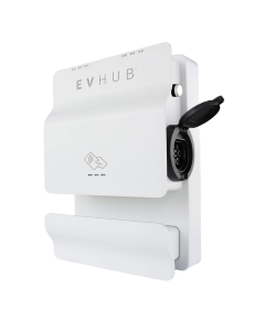 EVHUB laadpaal Mennekes wandcontactdoos met pasjessysteem 16A (3,7-11kW) - wit (LP-9YJT5FGT1P)