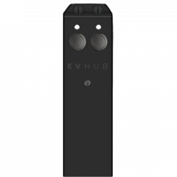 EVHUB dubbele laadzuil Mennekes wandcontactdoos (2x3,7kW/11kW) (EV-HUB201802)