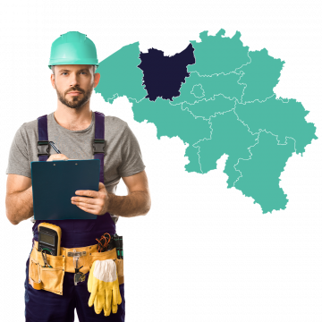 Montage in Oost-Vlaanderen