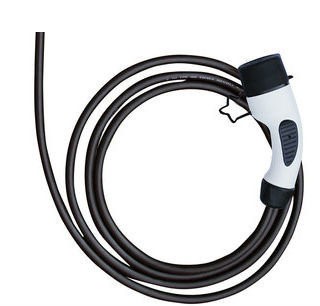 EVHUB laadkabel type 2 met openeind - 3,7 tot 11kW - 3 meter main product photo